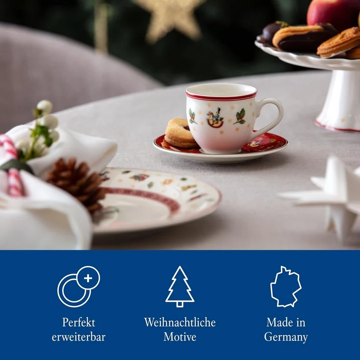 Villeroy & Boch Toy's Delight Espressountertasse ø 12,2 cm Rot – Bild 4