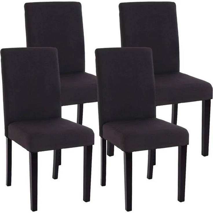 MCW Esszimmerstuhl Littau-s-4 (Set, 4 St), 4er-Set, Rutschfest durch Kunststoffuntersatz, Komfortable Polsterung – Bild 4