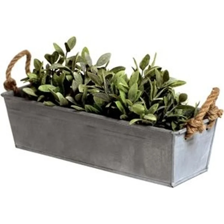 LB H&F Lilienburg Balkonkasten Blumenkasten Balkonkasten 44cm Zink Pflanzkasten Metall Pflanzgefäß (blumentopf kräuterkasten kräuter hochbeet balkon pflanztopf patina modern blumengefäß blumenkübel fensterbank topf übertopf rechteckig pflanzkübel rostd... – Bild 6