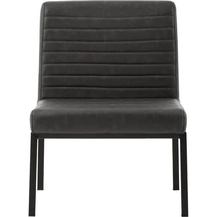 Wingston XXL Stuhl 69x94x62cm Kunstleder grau bis 250kg Stabil Komfortabel Pflegeleicht Cooles Design Perfekt für starke Leute – Bild 6