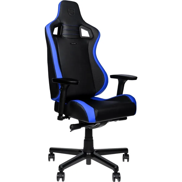 noblechairs EPIC Compact Gaming Stuhl - schwarz/carbon/blau