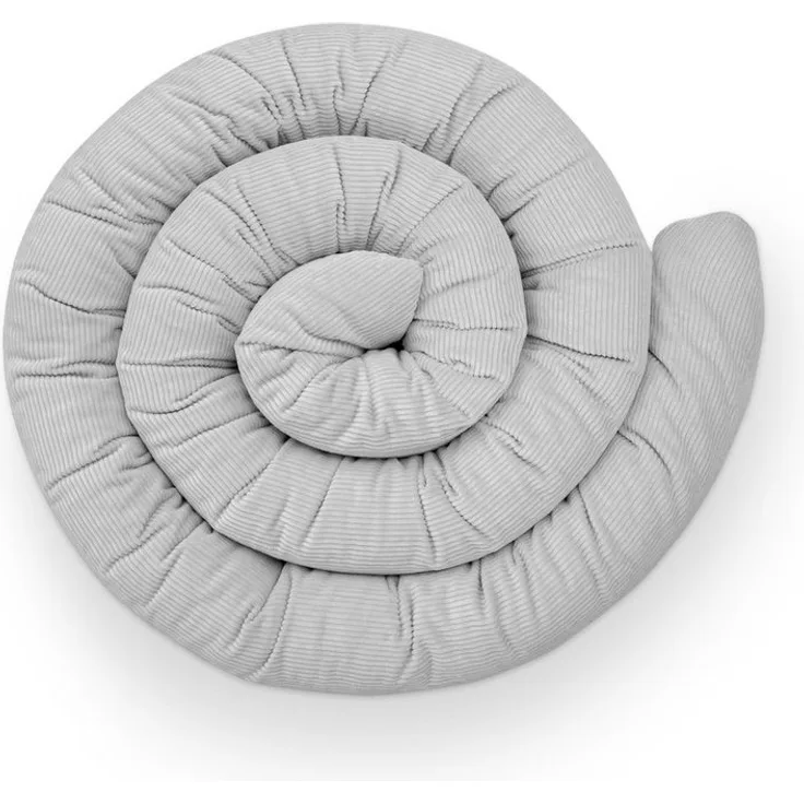 Ehrenkind Nestchenschlange Bettschlange Cord aus 100% Bio-Baumwolle, Schutz und Geborgenheit, (Kuschelschlange, Bettumrandung Babybett), Bettschlange Baby