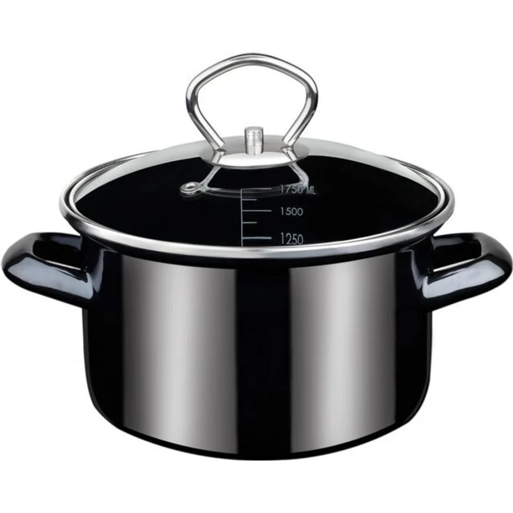 GSW Bratentopf Profi-Black-Star, Stahl-Emaille (1-tlg), Induktion – Bild 2