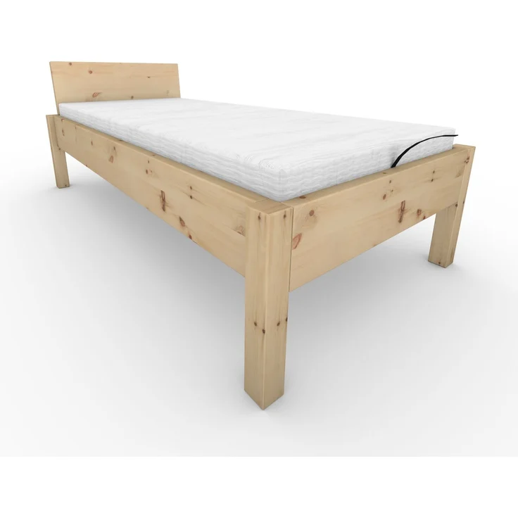 Ergonomischer Holzrahmen Kopf- und Fußteil verstellbar ''Ergo-Eva'' 80 200 Fichte – Bild 2