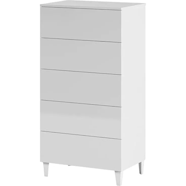 Calicosy Kommode 5 Schubladen Loft - L61 cm - Weiß