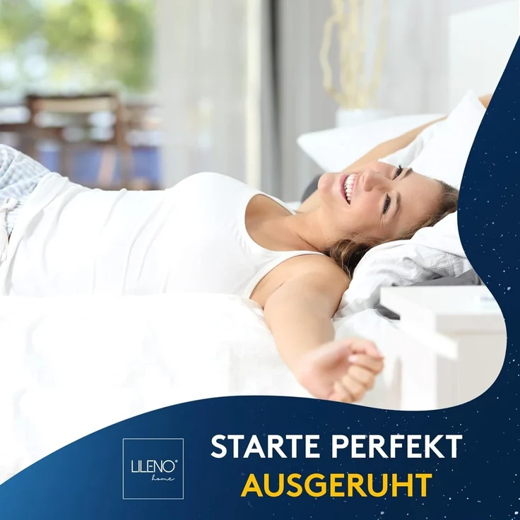 LILENO HOME Nackenrolle 15x40 (4er Set) – 95 °C waschbar, Oeko-Tex, Made in DE – Allergiker Kissenrolle für optimale Entspannung & Entlastung – Ideales Nackenrolle Kissen für Rücken & Nacken – Bild 7