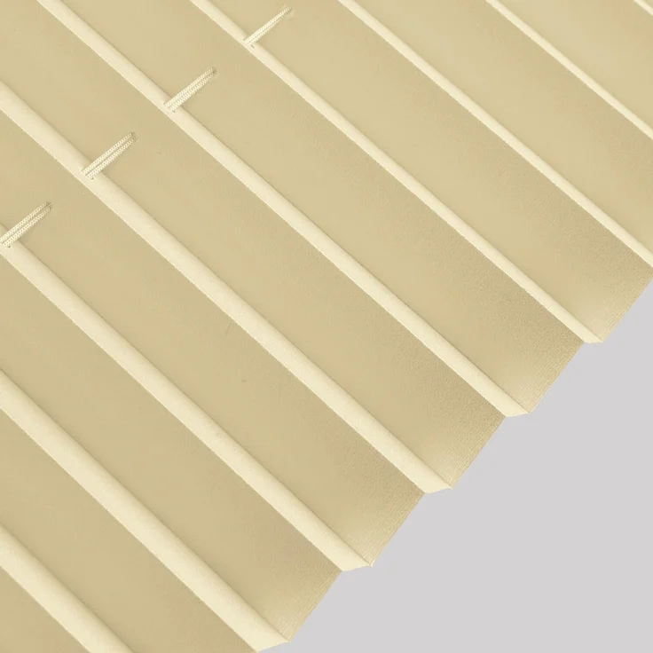 Plisseerollo ohne Bohren Klemmfix 100x120 cm(BxH) Creme Jalousie Sonnenschutz Easyfix Faltrollo Lichtdurchlässig Rollo für Fenster & Tür – Bild 2