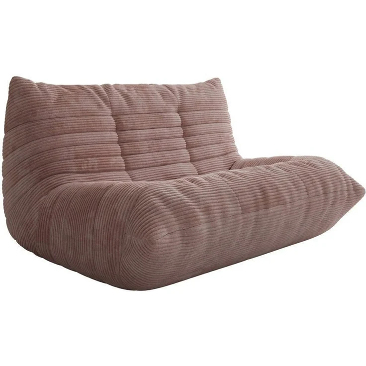 Luxusbetten24 Sofa Designer 2 Sitzer Sofa Calmo, in weichem Cord – Bild 1