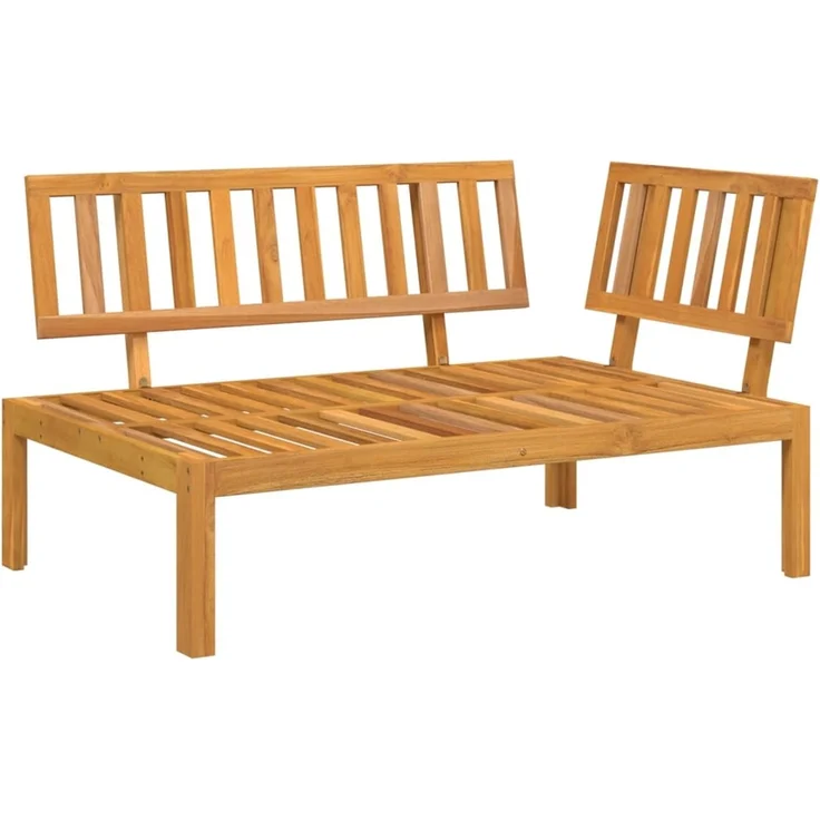 vidaXL Garten-Ecksofa aus Paletten Massivholz Akazie 365844 – Bild 2
