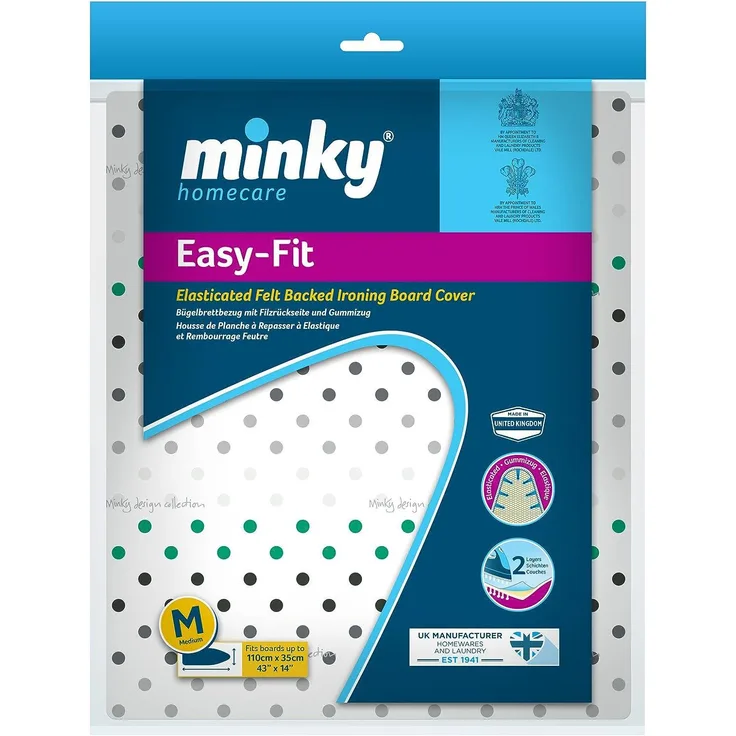 Minky Easy Fit Bügeltischbezug, 110x35 cm