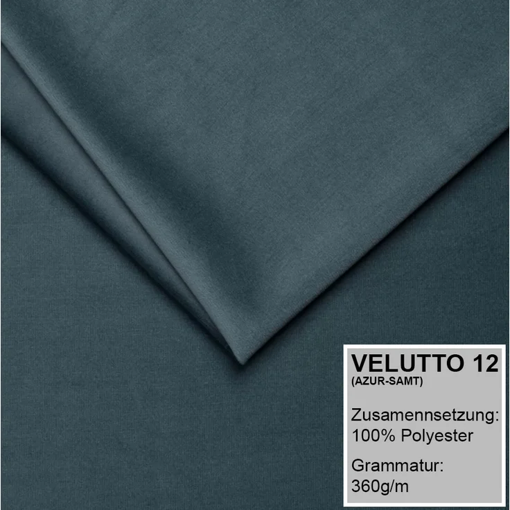 Polsterbett STAR 180x200 mit Matratze, Bettkasten und Lattenrost. Farbe: Azur 12 – Bild 4