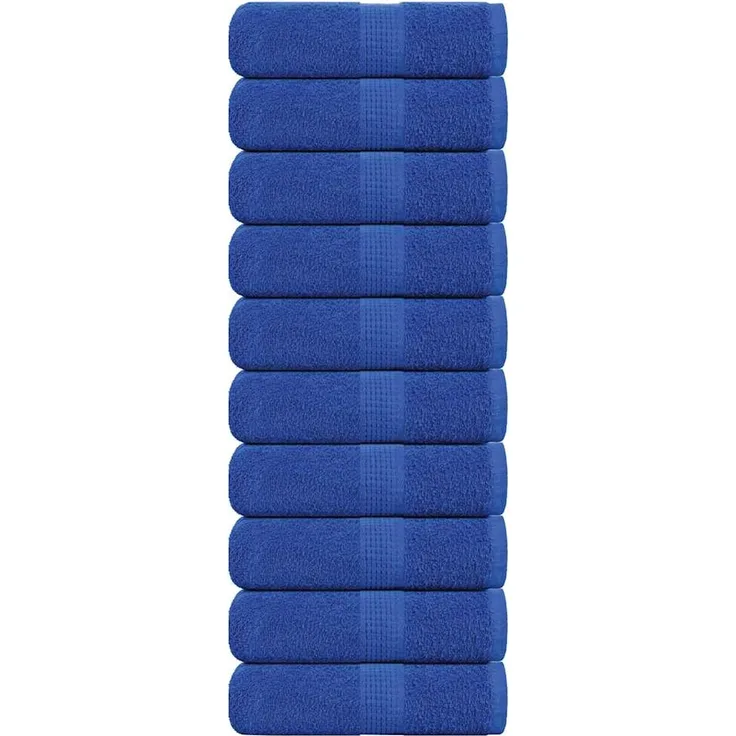 vidaXL Waschtücher FROGN 10 Stk. Blau 30x30 cm 360 g/m² 136706