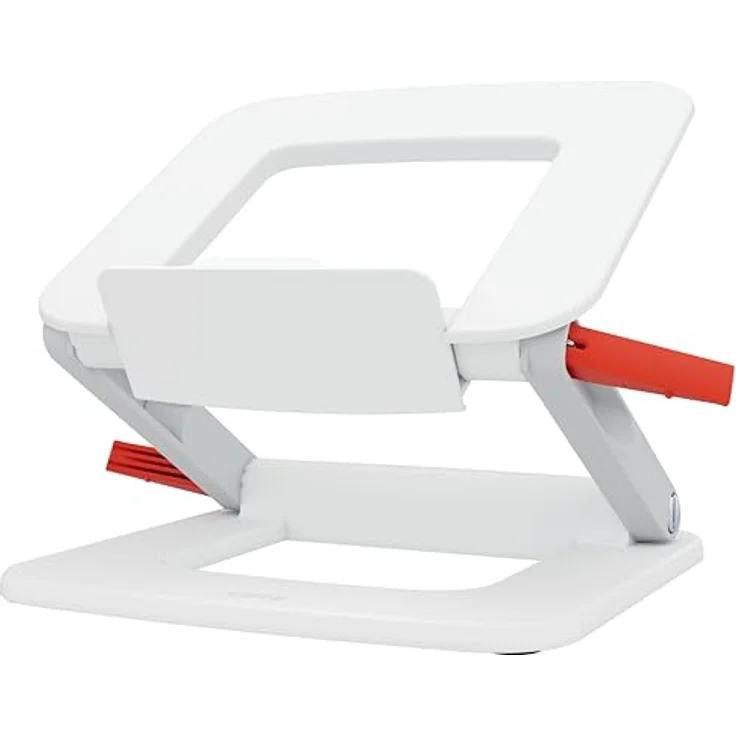 Leitz Ergo Set Active Stehhocker mit Dual Density Foam Komfortsitz + Multi-Winkel-Laptopständer, Hocker höhenverstellbar von 57 bis 82 cm, Für bis zu 110 kg, 65450085 + 64240001 – Bild 15