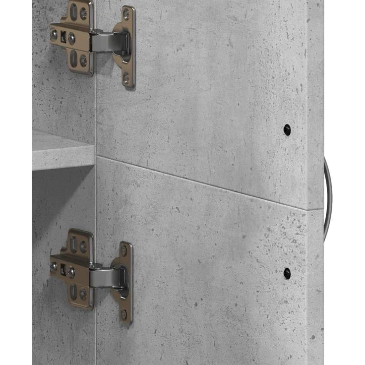vidaXL Aktenschrank Betongrau 60x32x153 cm Holzwerkstoff 3276647 – Bild 7