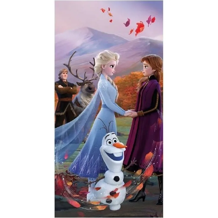 Anna Elsa Olaf Frozen Wind Duschtuch Badetuch Handtuch 70x140 cm