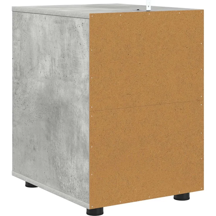 vidaXL Aufbewahrungsschrank 40 x 48 x 57 cm Holzwerkstoff Betongrau 888840 – Bild 8