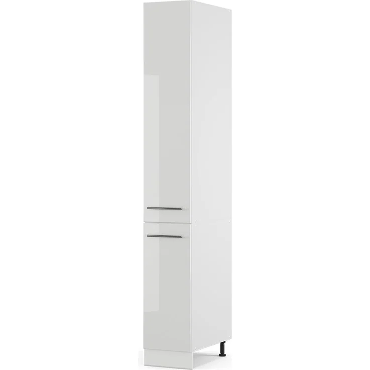 Badschrank Fame-Line Weiß Hochglanz 30 x 206.8 cm Vicco – Bild 1