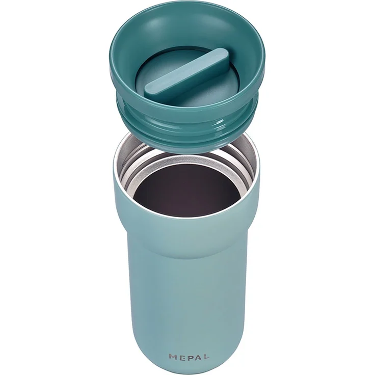 Mepal 'Thermo-Range Ellipse' Thermobecher, Edelstahl, nordic green, 375 ml – Bild 2