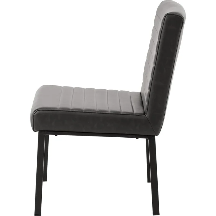 Wingston XXL Stuhl 69x94x62cm Kunstleder grau bis 250kg Stabil Komfortabel Pflegeleicht Cooles Design Perfekt für starke Leute – Bild 5