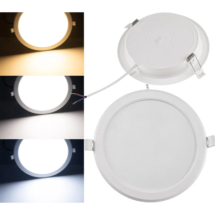 LED Licht-Panel "CKP-16 CCT" 230V, 16W, 3000/4000/6200K, Ø 170mm – Bild 4