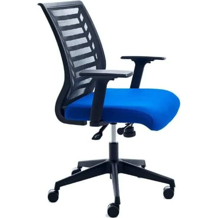 Rocada Bürodrehstuhl mit Armlehne blau