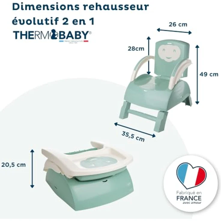 THERMOBABY Chair Booster - Smaragdgrün – Bild 6