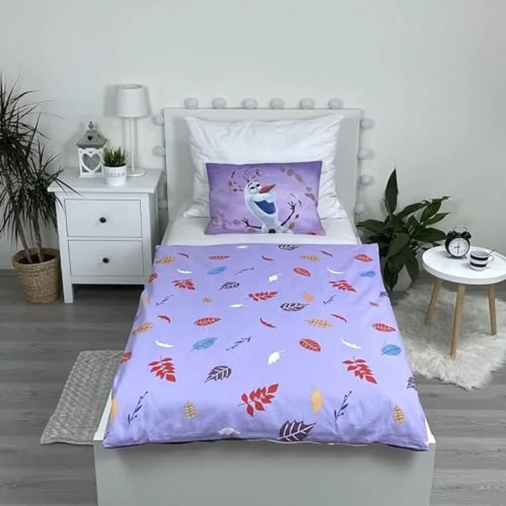 Disney Frozen 2 Anna Elsa Olaf Baby Bettwäsche 100 x 135 cm Baumwolle – Bild 4