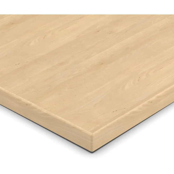 Dekor Spanplatte 19mm Tischplatte Mandal Ahorn natur H3840 ST9 mit ABS Kante Umleimer - Größe 50 x 100 cm - Höhe 1,9 cm - Farbe Mandal Ahorn Natur