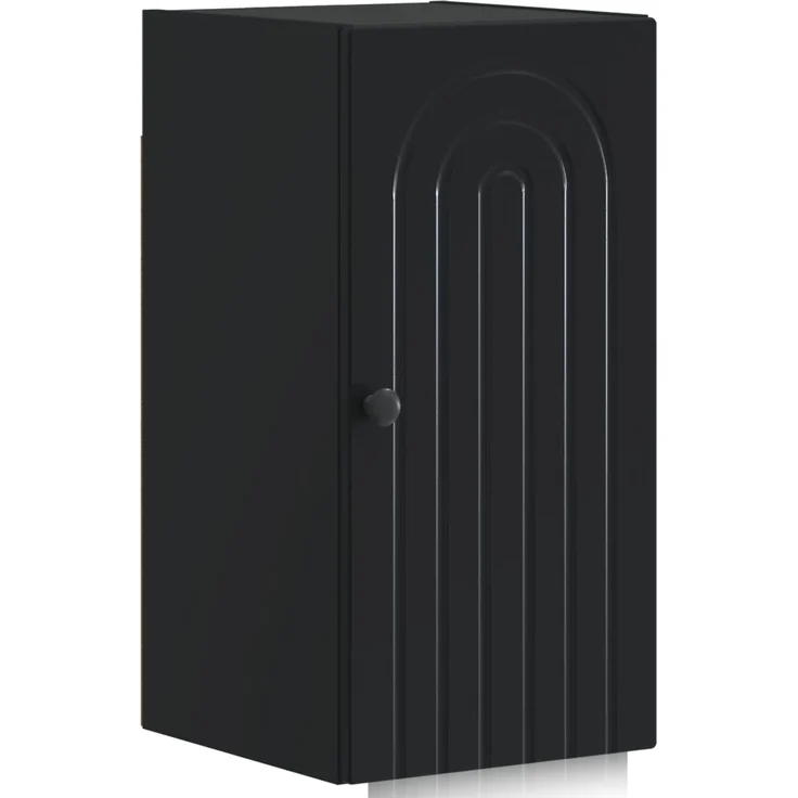 vidaXL 3-teiliges Badezimmer-Schranksystem ALKMAAR Schwarz 3417748 – Bild 4