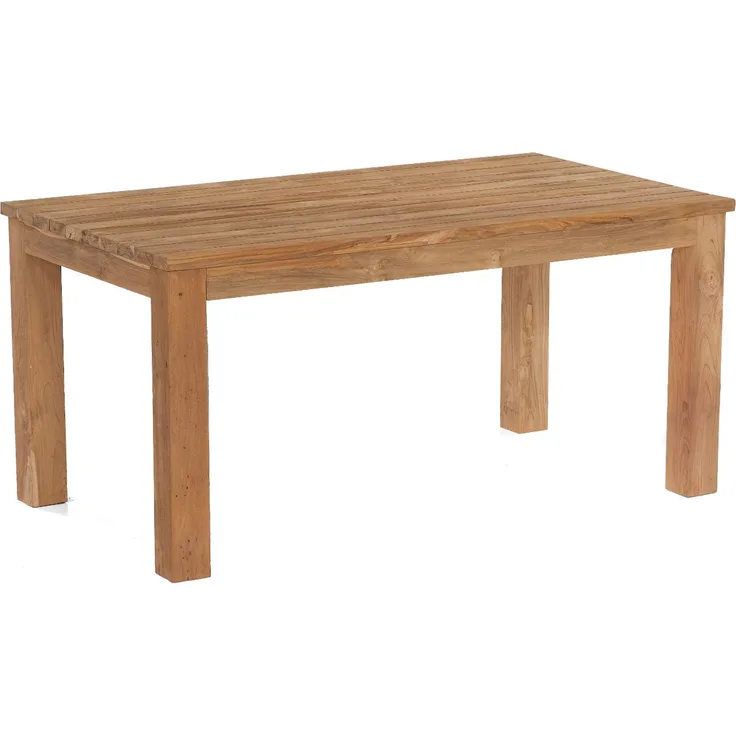Sonnenpartner Gartentisch Charleston 160x90 cm Teakholz Old Teak Tisch Esstisch