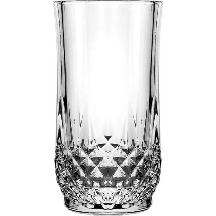 6er Trinkgläser Set 235ml in Transparent - Vintage-Retro Design – Bild 4