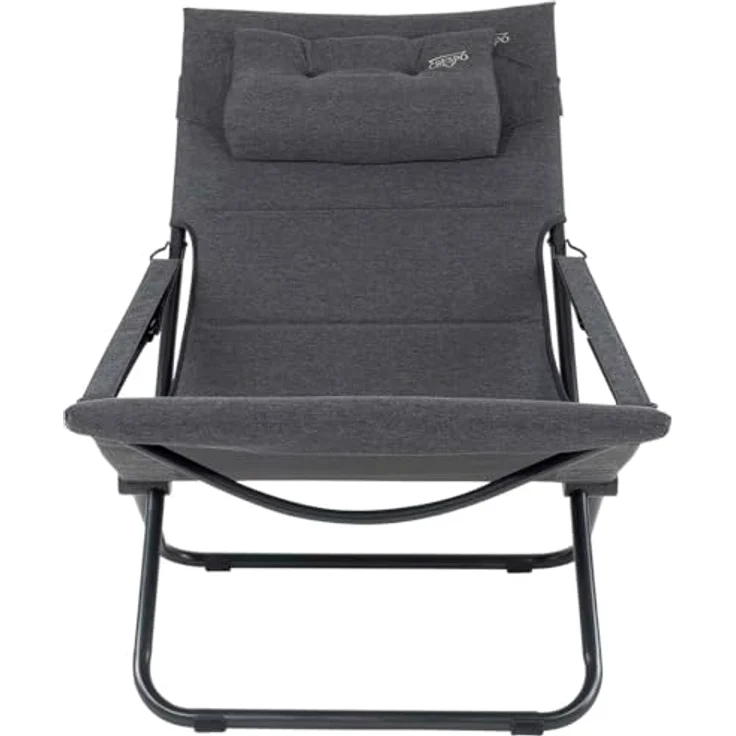 Crespo Stuhl Lounger Tex-Supreme, Alu, Grau – Bild 4