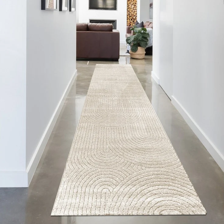 Carpetia Designteppich Kurzflor Teppich mit 3D-Effekt, rechteckig, Höhe: 14 mm, weich, pflegeleicht und für Fußbodenheizung geeignet – Bild 3