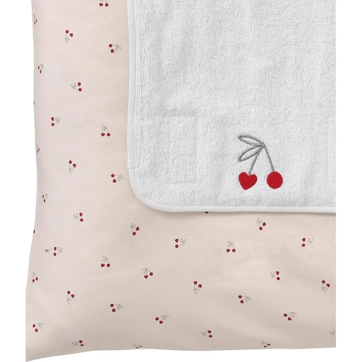 VERTBAUDET Wickelauflage Cherry Beige bedruckt 72x49 cm – Bild 3