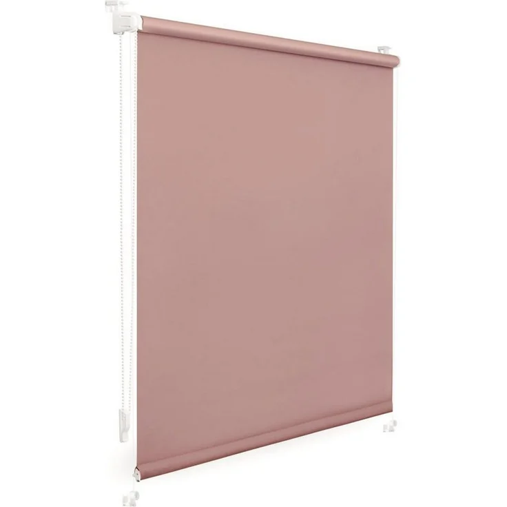 Lichtblick Sonnenschutzsysteme GmbH Verdunklungsrollo Barcelona 90x150 cm (BxL) Altrosa Verspannt; Klemm- und schraubbar; Thermofunktion – Bild 2