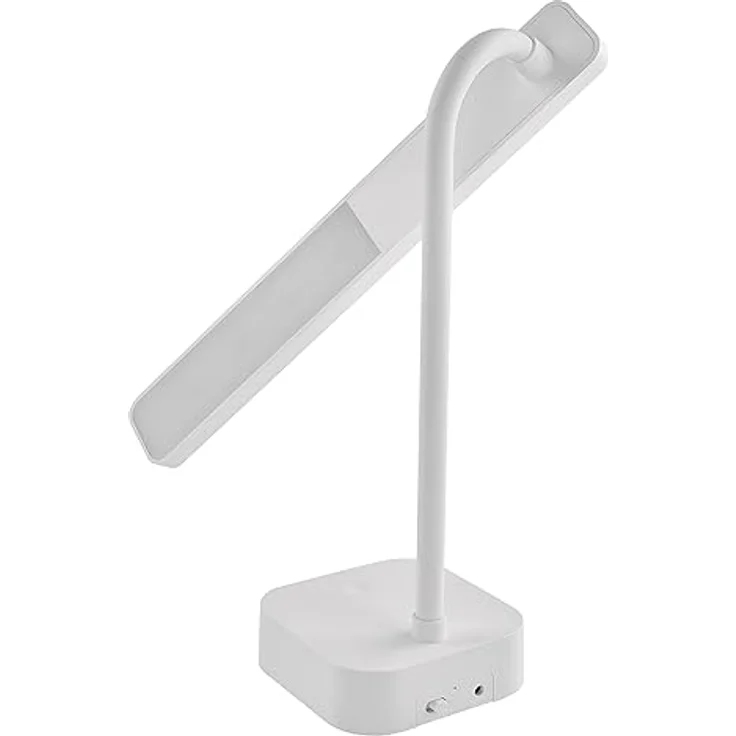 EMOS Akku-Schreibtischlampe LUCY, USB-aufladbar, 2W, 100lm, kabellos, biegsam, stufenlos dimmbar, weiß, Z7626 – Bild 2