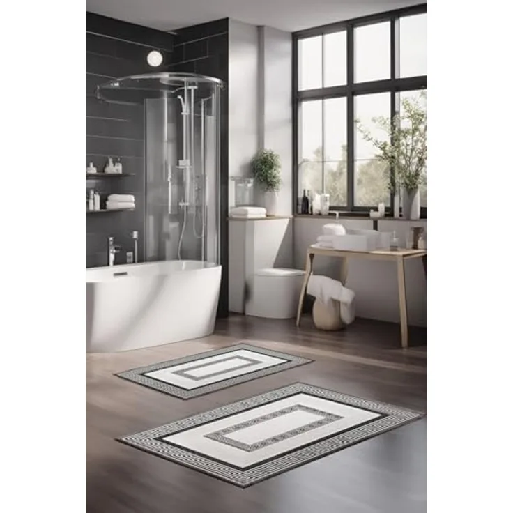 Mijolnir 'CT-5076' Badematten-Set (2-teilig), Mehrfarbig