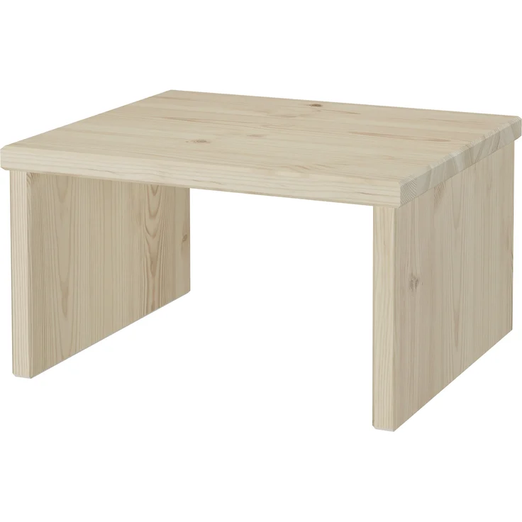 Metallfreier Nachttisch niedrig aus Fichte massiv 90.20-K6 – Bild 3