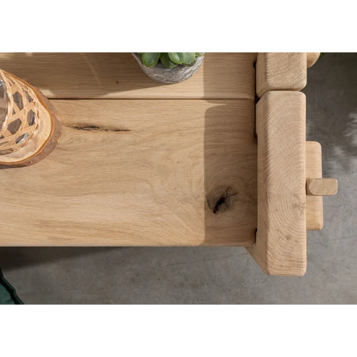 Nachttisch Eiche 56x34x45 natur geölt OAK HEART #11 – Bild 7