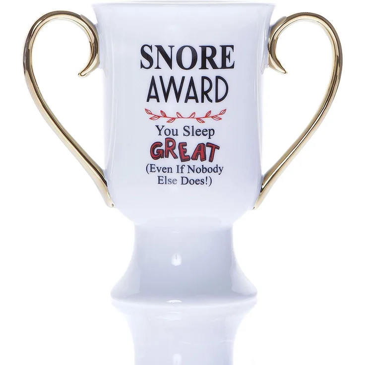 Boxer Gifts MU3093 Tasse mit Snore-Auszeichnung, lustiges Geschenk für Sie oder Ihn, aus Keramik