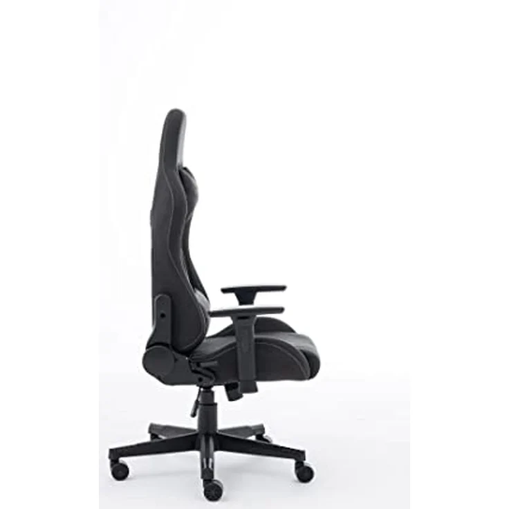 Raptor Gaming GS-100 - Gepolsterter Sitz - Gepolsterte Rückenlehne - Schwarz - Schwarz - Stoff - Schwarz – Bild 3