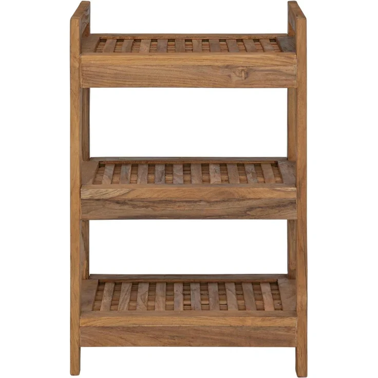 vidaXL Badregal Natur 45 x 30 x 71 cm Massivholz Teak 42024276 – Bild 3