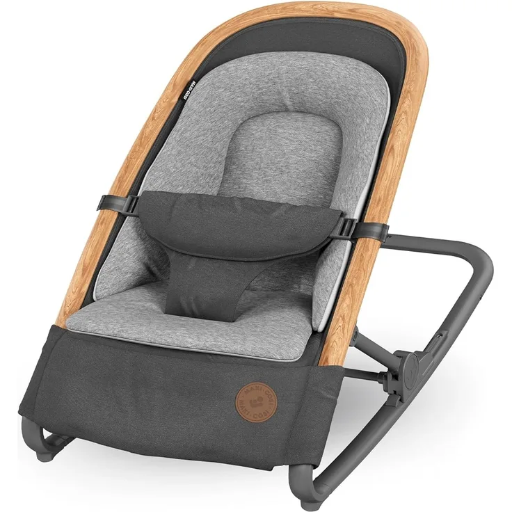 Maxi-Cosi Kori 2-in-1 Babywippe, hochwertige Babyschaukel nutzbar ab der Geburt bis max. 9 kg, natürliches, ergonomisches Schaukeln ohne Elektronik, einfach zusammenklappbar, Essential Blue (blau)