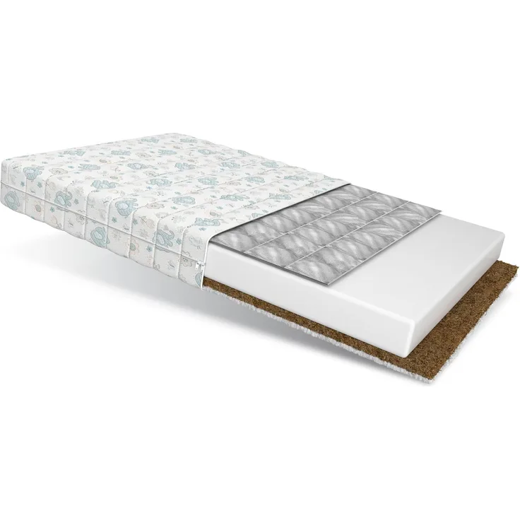 Matratze 90x190 Kaltschaum MIKI Dumbo H2 H3 9 cm Babymatratze Schaum Kokos Buchweizen