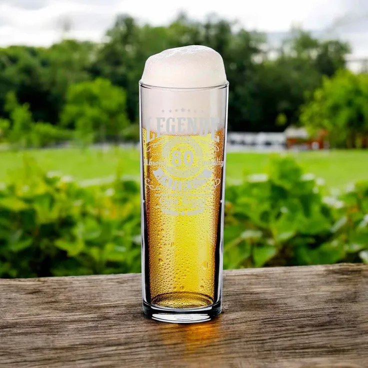 Luxentu Kölschglas Bierglas Kölner Stange 0,2l mit Eichung - Legende seit 50 Jahren