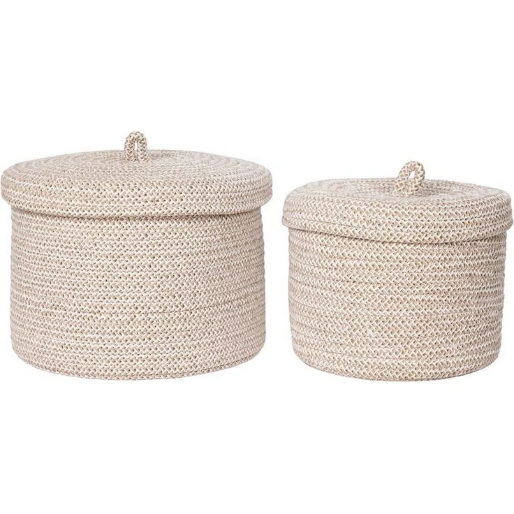 ebuy24 Allzweckkorb Sebal Korb Satz von 2 Stk. beige. – Bild 1