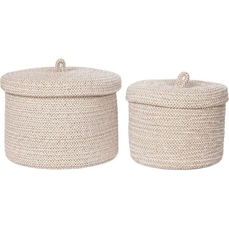 ebuy24 Allzweckkorb Sebal Korb Satz von 2 Stk. beige.