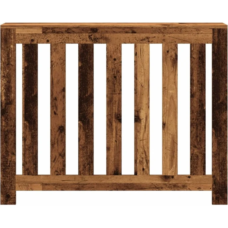 vidaXL Heizkörperverkleidung Altholz-Optik 104x20x82 cm Holzwerkstoff 852742 – Bild 3