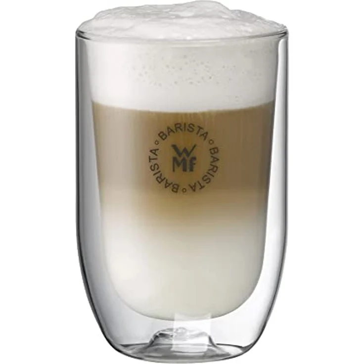 WMF Thermoglas Barista, 2-tlg, Glas, doppelwandiges hitzebeständiges Glas, stilvoll, kein Kondenswasser – Bild 3
