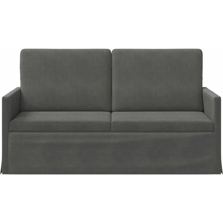 vidaXL 2-Sitzer Sofa Dunkelgrau 150 x 81 x 82 cm Cordstoff 42041101 – Bild 2